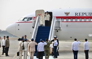 Bertolak ke Sumatra, Presiden Prabowo Kembali Turun Langsung Tangani Karhutla