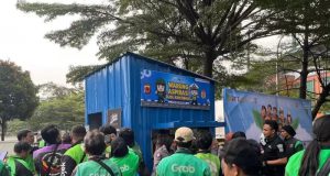 Buat Curhat Sekaligus Ngopi Gratis, Polisi Bangun Warung Aspirasi Buat Ojol