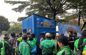 Buat Curhat Sekaligus Ngopi Gratis, Polisi Bangun Warung Aspirasi Buat Ojol