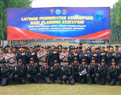 Dankorbrimob Polri dan Ka BNN, Hadiri Penutupan Pelatihan Raid Planning Execution BNN