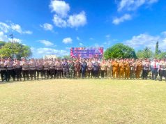 Tanggap Bencana Dampak El Nino Polres Talaud Gelar Apel Pasukan