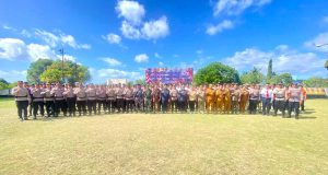 Tanggap Bencana Dampak El Nino ​Polres Talaud Gelar Apel Pasukan