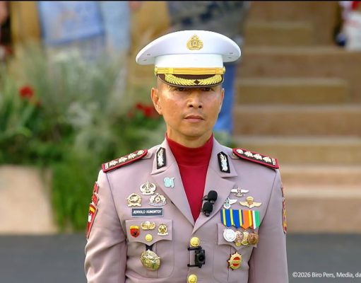 Profile Kombes Jerrold Danup Penurunan Bendera Merah Putih HUT RI ke-81 di Istana