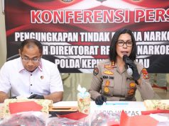 Polda Kepri Ungkap 6 Kasus Narkotika, 11 Tersangka Berhasil Diamankan