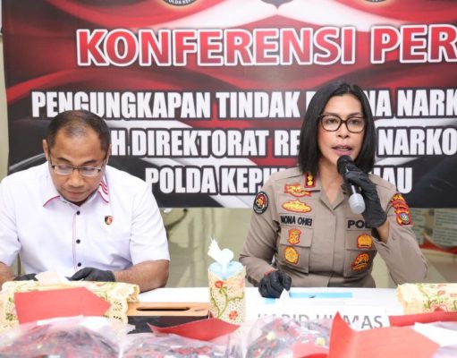 Polda Kepri Ungkap 6 Kasus Narkotika, 11 Tersangka Berhasil Diamankan