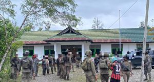 Satgas Kepolisian Operasi Damai Cartenz Tindak Pasukan Batalyon Eden Sawi di KPU Lama Dekai, Empat Orang Meninggal Dunia