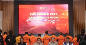 Polres Muba Bongkar Jaringan Migas Ilegal dan Amankan 22 Tersangka dan 33 Truk Berisi 419.600 Liter Minyak
