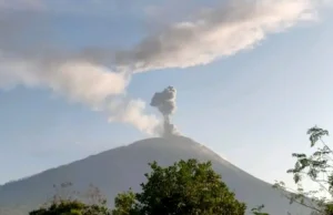 Gunung Ili Lewotolok di NTT Kembali Erupsi, Polisi Tingkatkan Kesiapsiagaan
