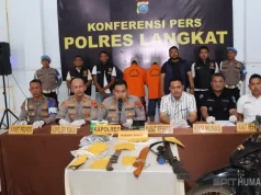 Polres Langkat Amankan Dua Terduga Pelaku Pembunuhan di Kuala