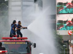 Operasi Water Mist Digelar hingga Selasa Tangani Dampak Abu Vulkanik