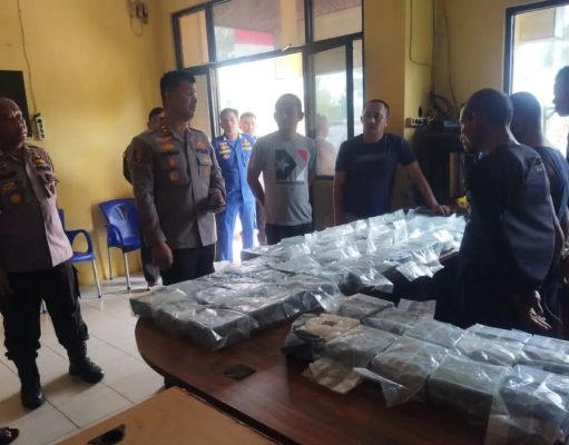 65 Kg Narkotika Jenis Sabu Diduga dari Malaysia Digagalkan Polres Bengkalis