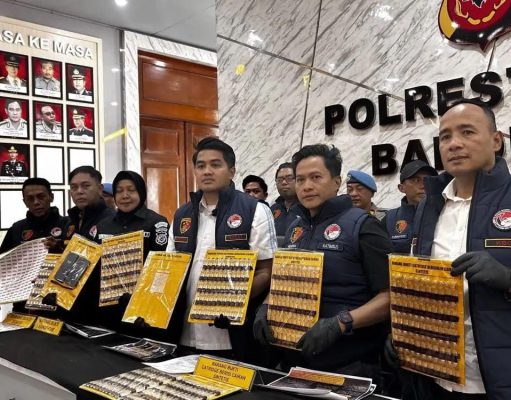 Polresta Bandung Bongkar Lab Narkoba Liquid Vape dan Sita, 400 Cartridge