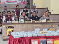 Peredaran 46,6 Kg Sabu Diduga dari Malaysia Digagalkan Polres Langsa