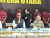 Polda Sumut Gagalkan Tiga Penyelundupan, 244 Kg Sabu Disita dan 9 Tersangka Diamankan