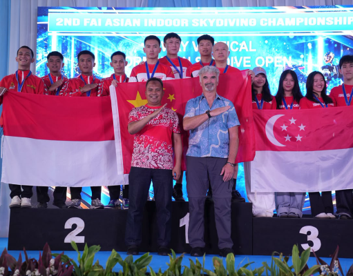 Tim Terjun Payung Polri Bawa Indonesia Raih Tiga Medali di 2nd FAI Asian Indoor Skydiving Championships 2026