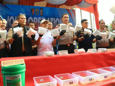 Tim Gabungan Sita Hampir 1,2 Ton Sabu dari Laboratorium Gelap di Aceh