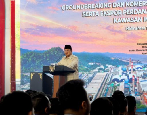 Presiden Prabowo Luncurkan 11 Proyek Hilirisasi dengan Total Investasi Senilai Rp180 Triliun di Maluku Utara