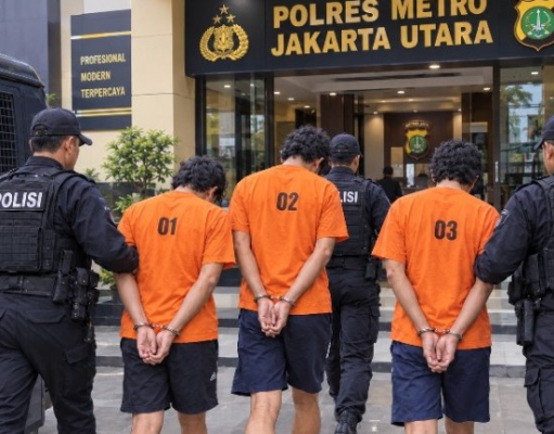 Polres Jakut Tangkap 3 Pelaku Kasus Pengeroyokan Berujung Kematian di Tanjung Priok