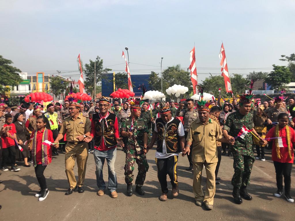 260819 Lanal Batuporon - Polres Gelar Cinta NKRI Bersama Warga Papua -2