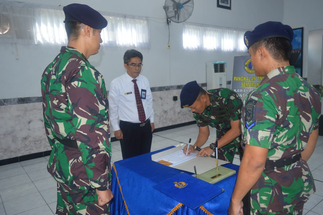 280519 Apel Khusus Pencanangan Pembangunan Zona Integritas Di Lanal Semarang -4