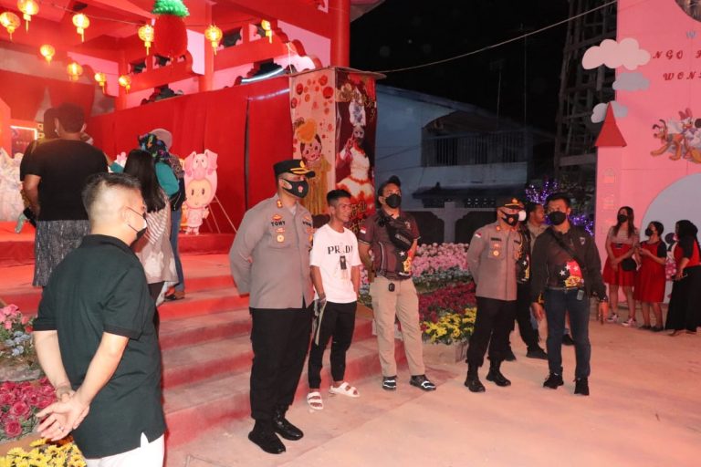 Kapolres Karimun Tinjau Langsung Pengamanan Imlek 2022