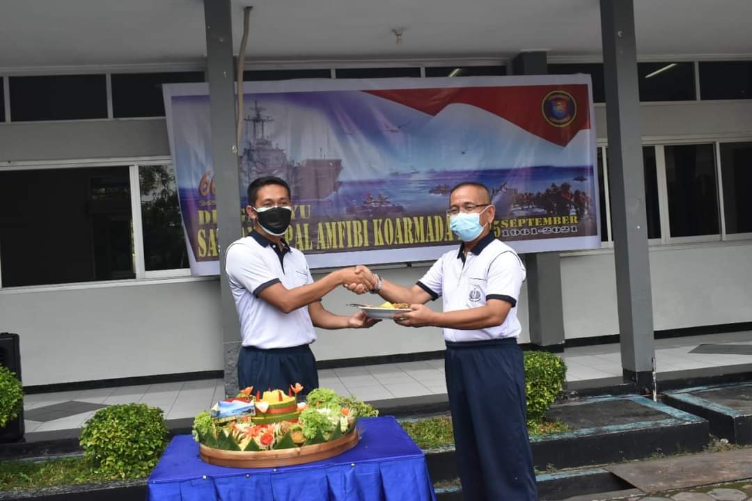 Sederhana Namun Bermakna, Cara Satfib Koarmada II Peringati Hari Jadi Ke-60