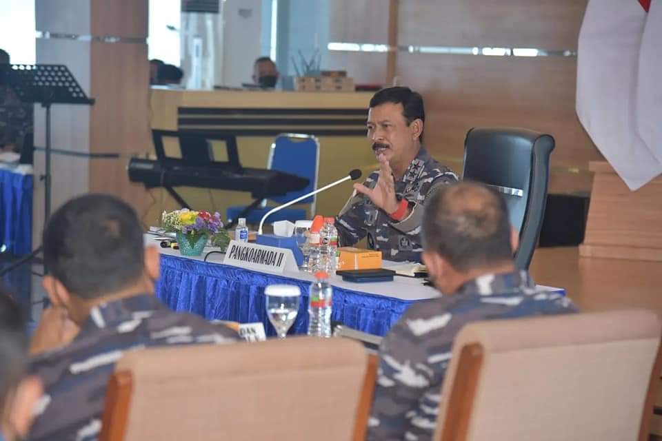 Pangkoarmada II Pimpin Apel Komandan Satuan Jajaran Koarmada II