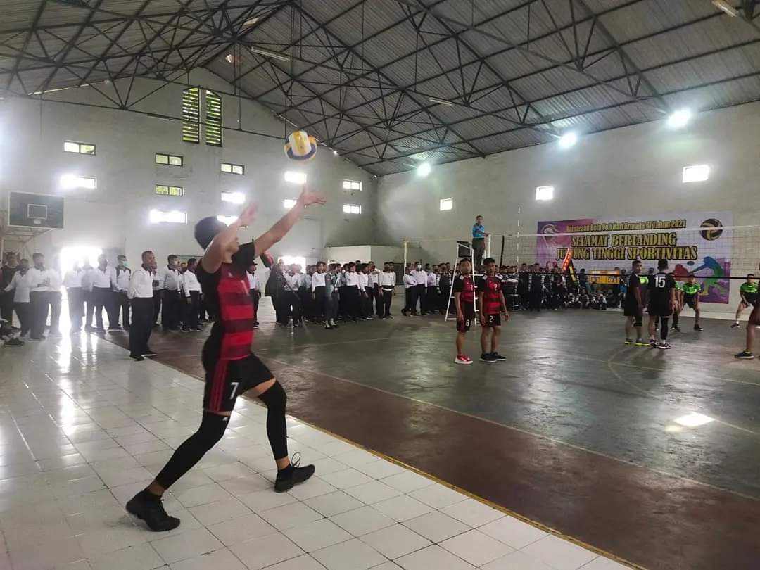 Sambut Hari Armada Tahun 2021, Koarmada II Gelar Pertandingan Voli Antar Satker