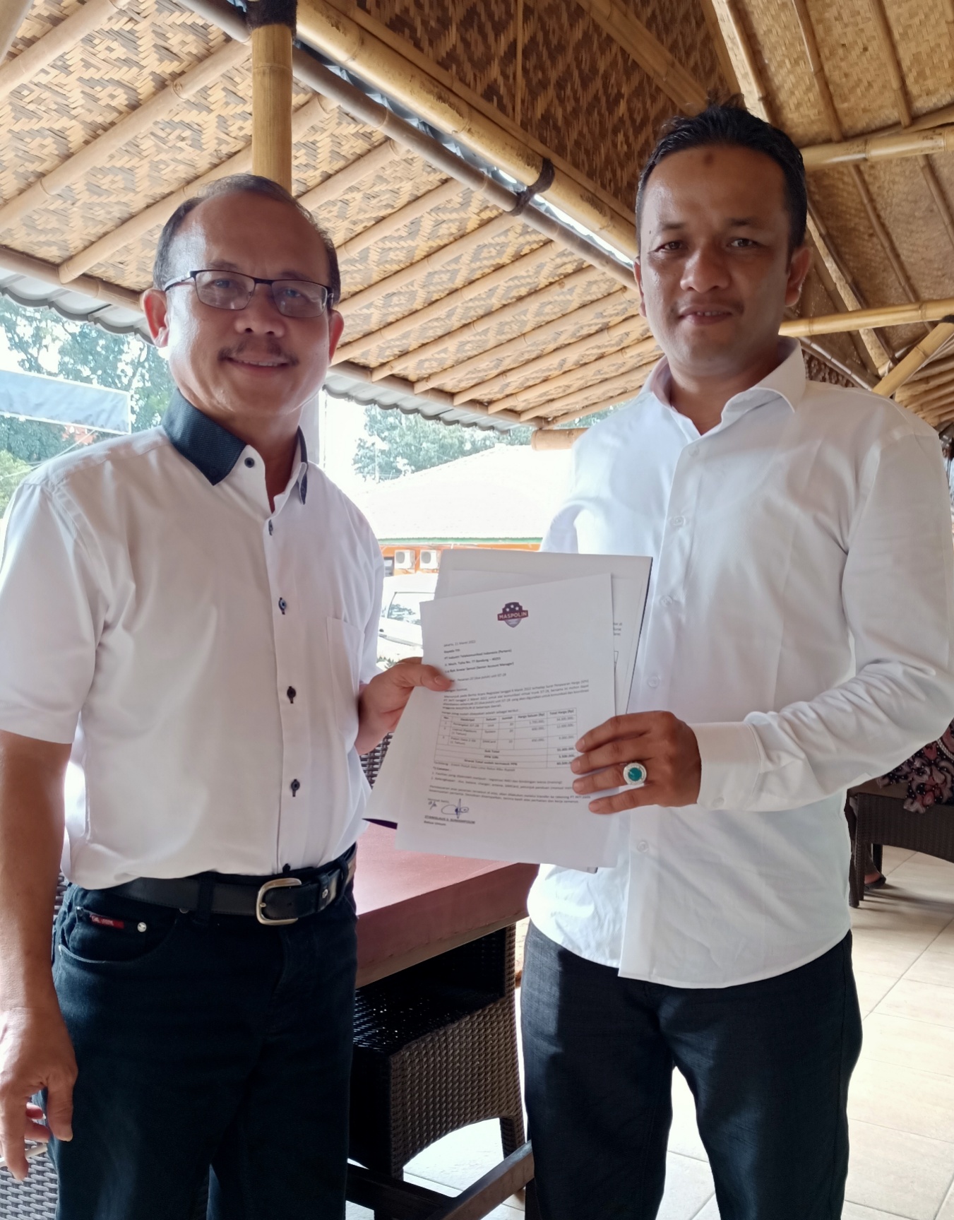 Maspolin Menjalin Kemitraan Dengan PT INTI Melalui Pemasaran Produk Telekomunikasi Canggih Keseluruh Indonesia.