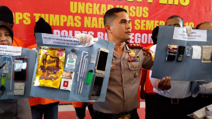 Operasi Tumpas Narkoba Semeru 2019,Polres Bojonegoro Amankan 1.12 Gram Jenis Sabu- Sabu