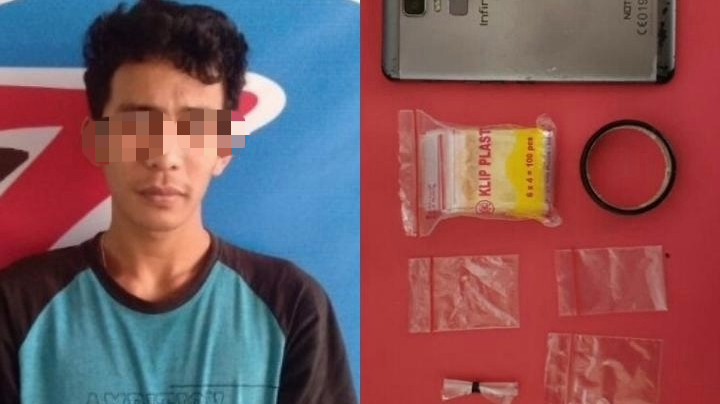 Asyik Nyabu, Kurniawan Dwi Yulianto Di Tangkap Satresnarkoba Polres Jombang