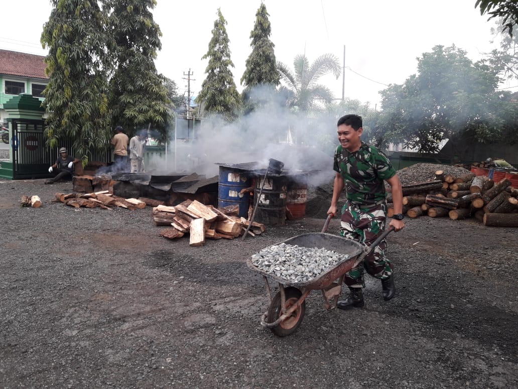 Koramil Majenang Terus Benahi Pangkalan