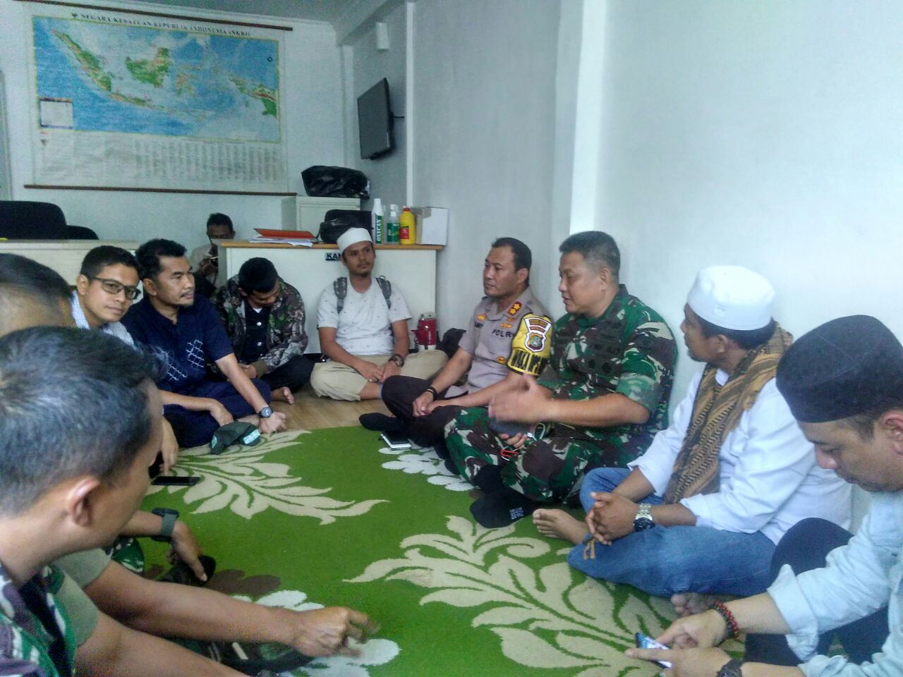 Usai Aksi 22 Mei, Wakapolres Jakbar Silaturahmi ke Markas FPI