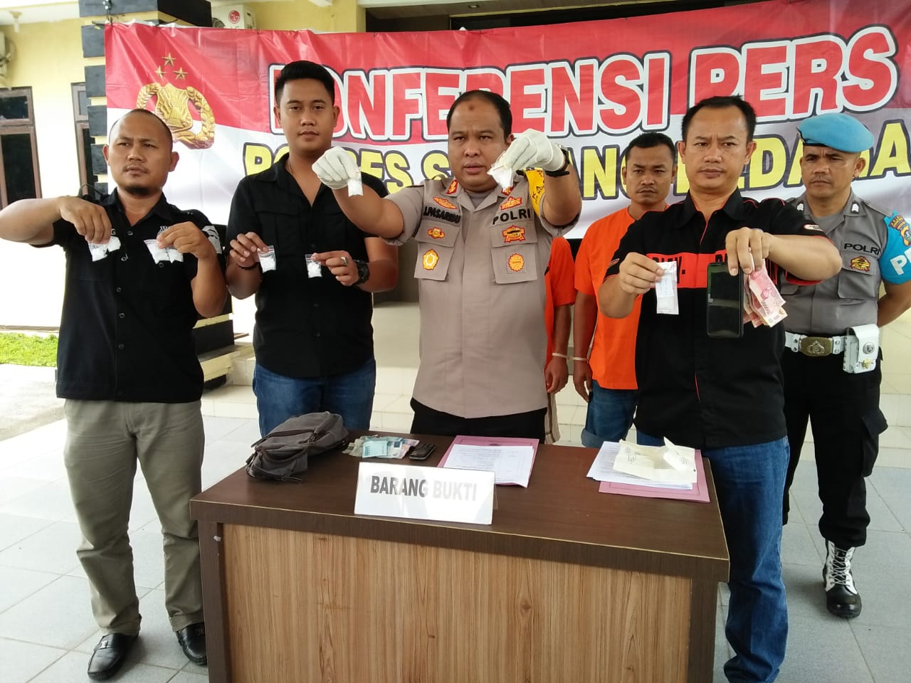 Dua Residivis Sabu Ditangkap, Satresnarkoba Polres Sergai Sita 68,28 Gram Sabu