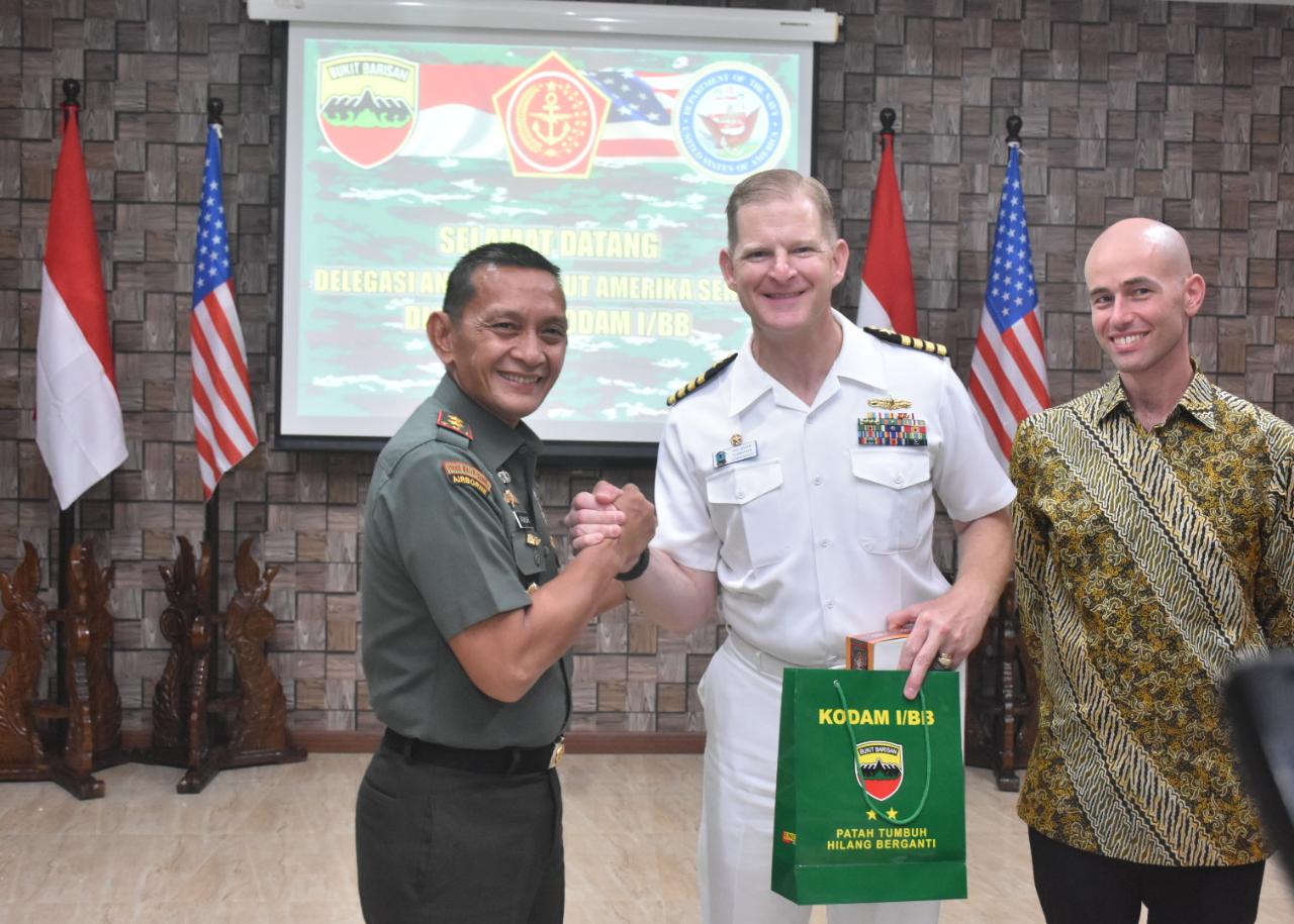 Pangdam I/BB Terima Kunjungan Delegasi Us Navy Pada Program Pacific Partnership