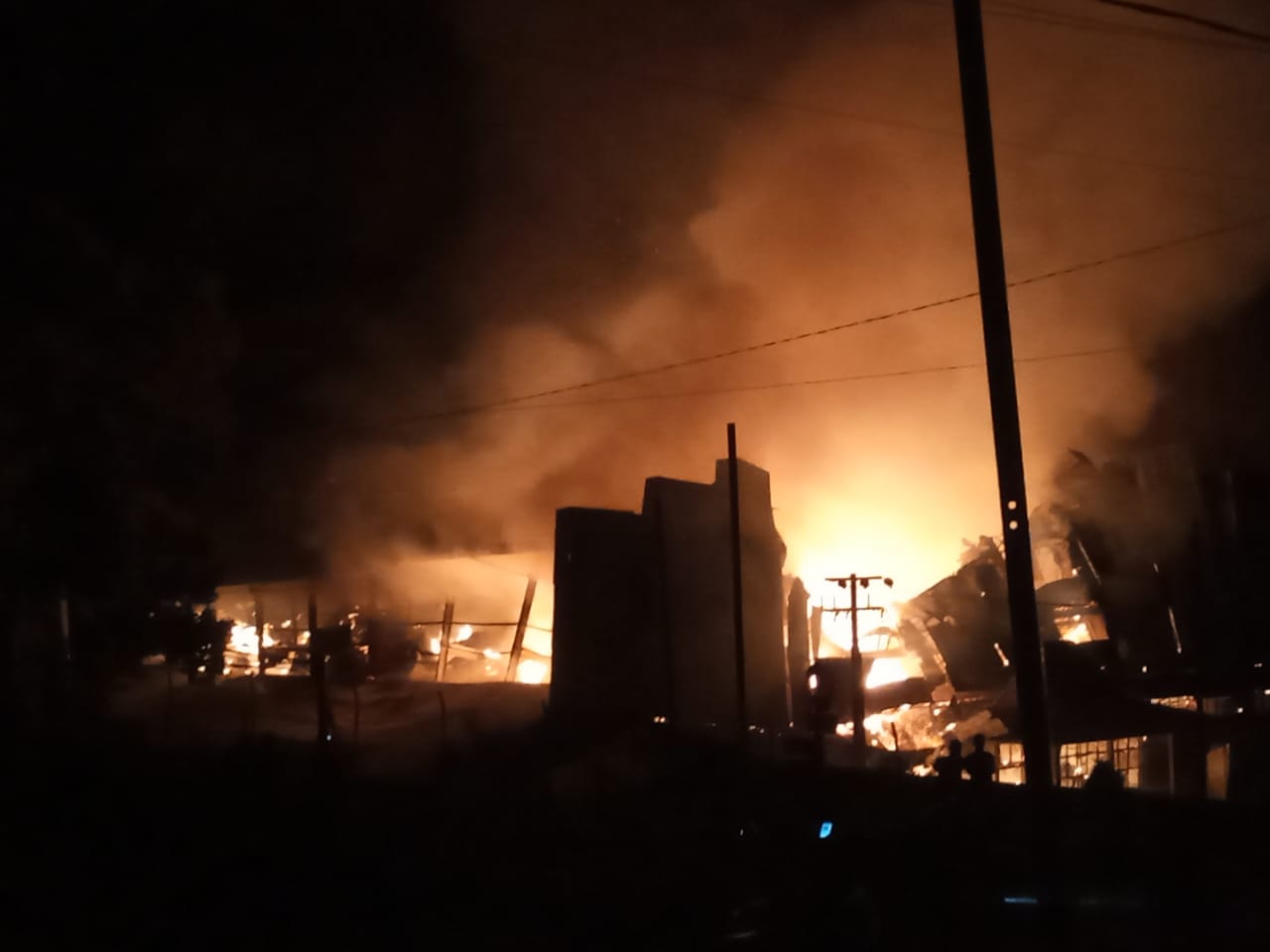 Pabrik Teh Kertowono Ludes Terbakar