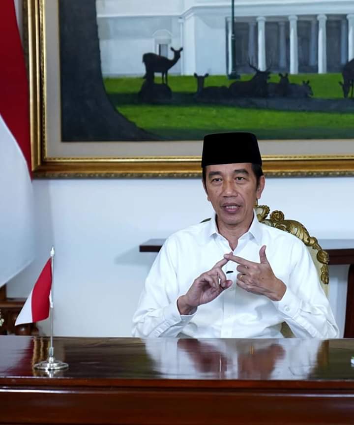 Tanggapan mengenai Bantuan Sosial pada Masa Pandemi COVID-19, 16 Mei 2020, di Istana Kepresidenan Bogor, Provinsi Jawa Barat