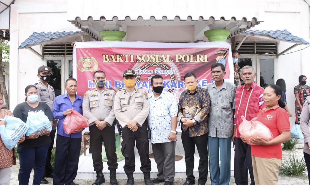 Polres Serdang Bedagai Gelar Bakti Sosial Ke Sejumlah Tempat Ibadah Sambut Hari Bhayangkara Ke-74