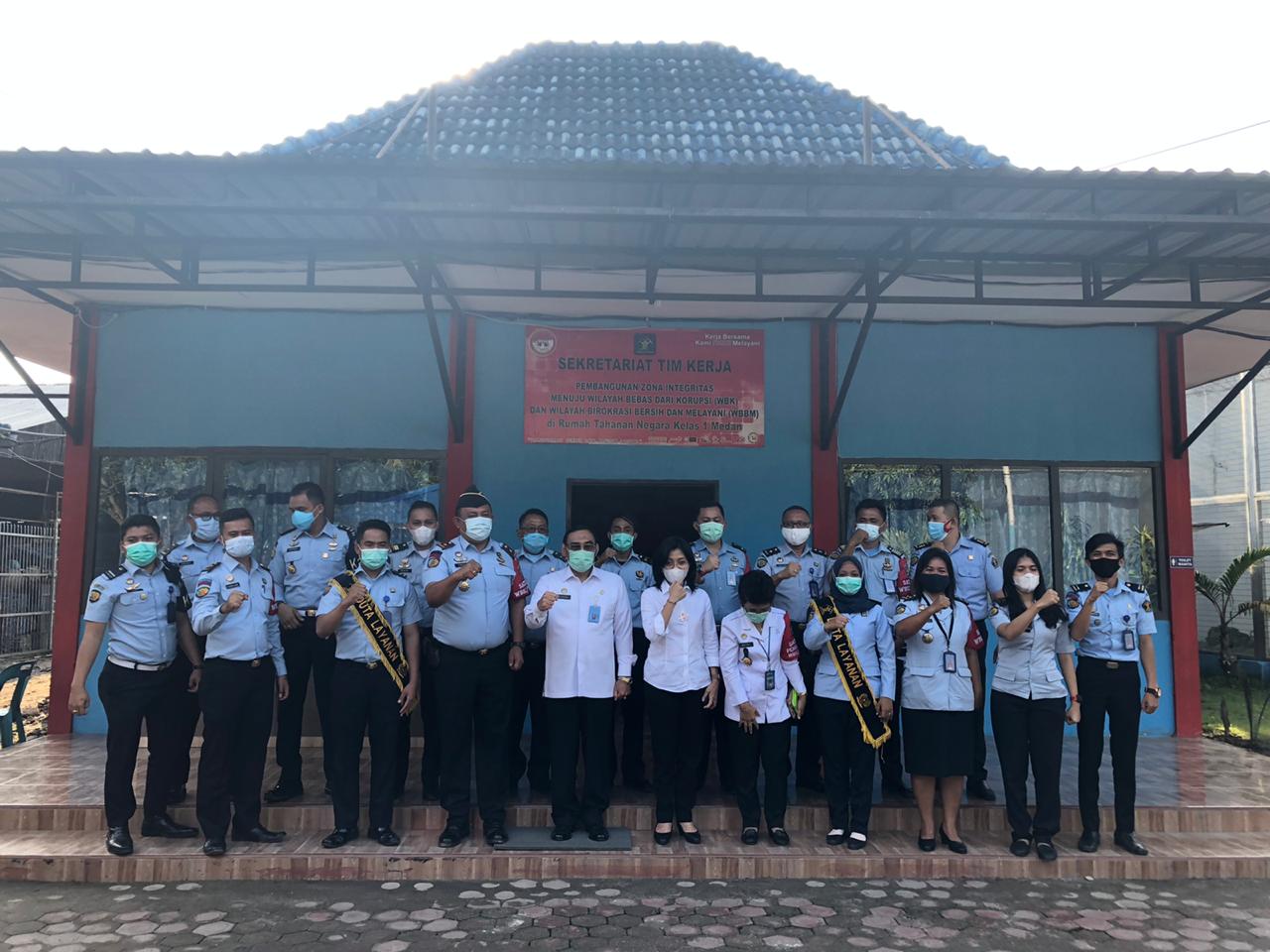 Menuju WBK/WBBM, Staf Ahli Bidang Sosial Kemenkumham Meninjau Rutan Kelas I Medan