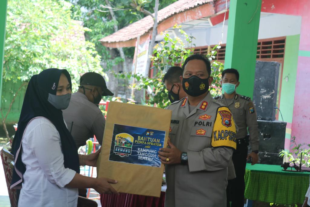 Harkamtibmas Pembinaan 3 Pilar, Kapolres Bojonegoro Ajak Terus Lawan Covid dan Tercipta Kamtibmas Yang Aman