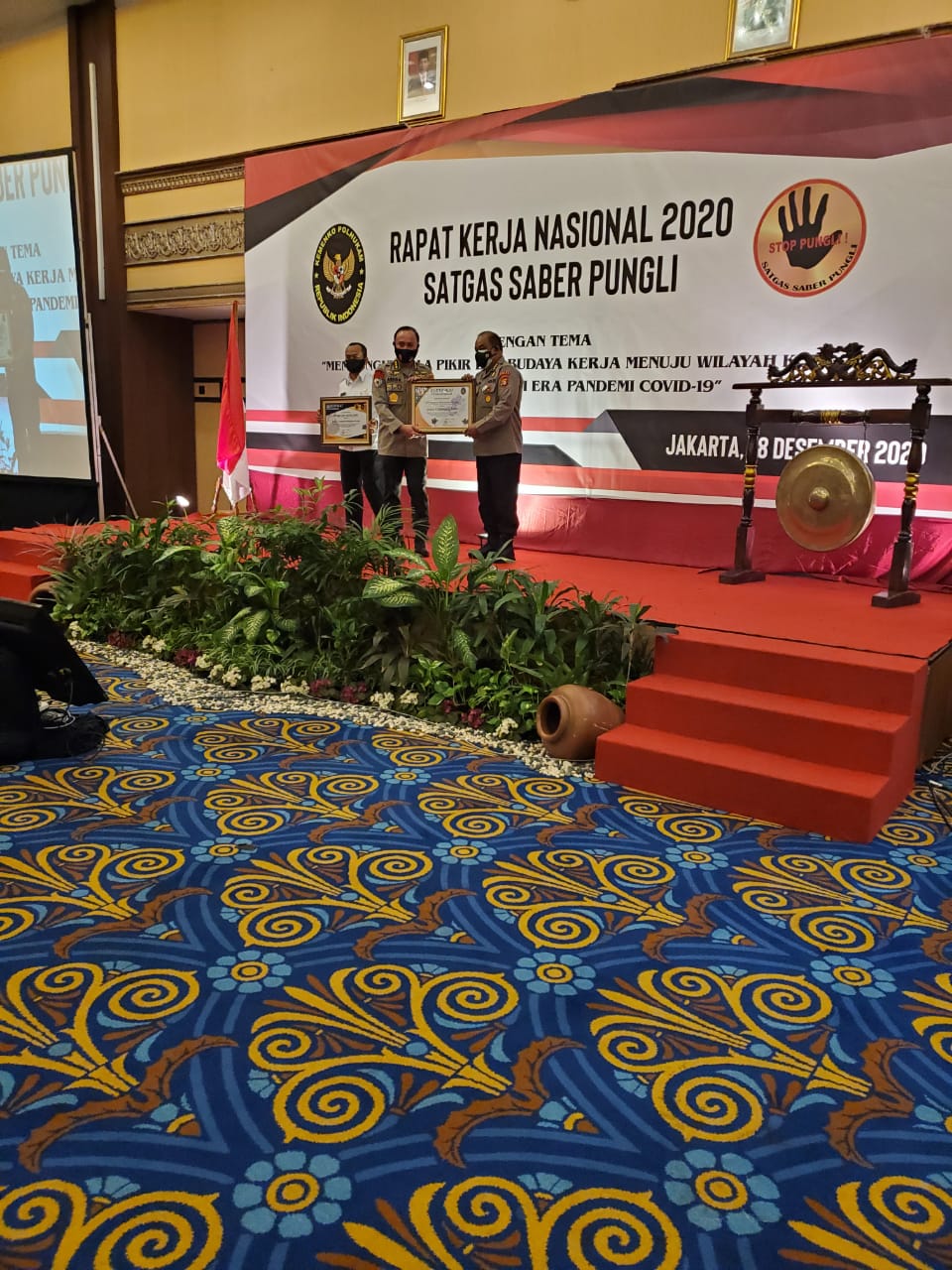 Polda Kalteng Raih Juara 1 Lomba Video Saber Pungli Tingkat Nasional