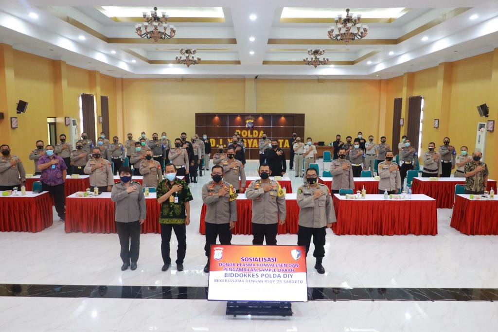TENTANG SOSIALISASI DONOR PLASMA KONVALESEN OLEH POLDA DIY BEKERJASAMA DENGAN RSUP DR SARDJITO