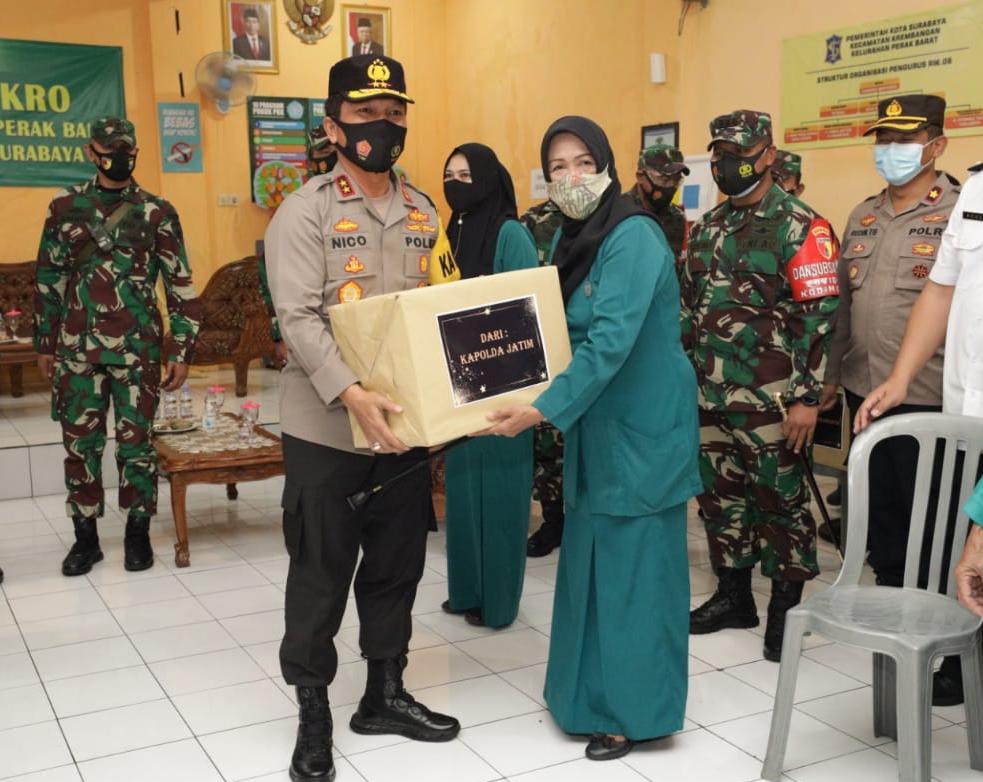 Forkopimda Jatim Cek Posko PPKM Mikro Di Dua Kelurahan Surabaya