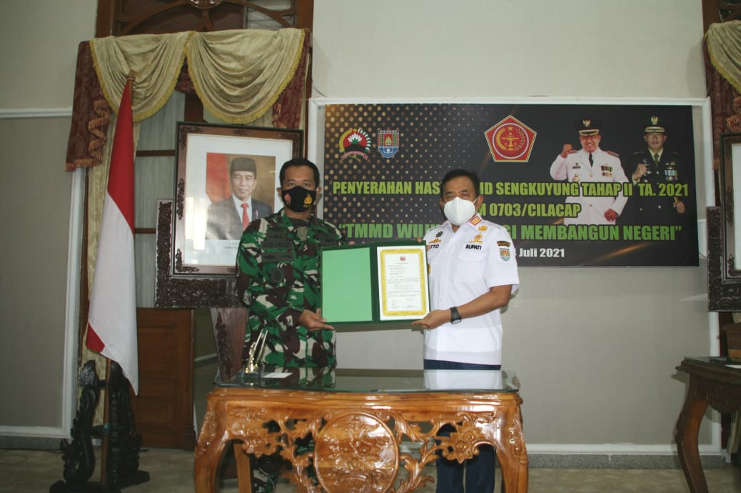 Program TMMD Sengkuyung ll Kodim 0703/Cilacap Resmi Ditutup