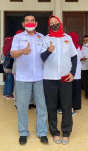 Ketum DPP GPAN, Brigjen Pol P ADV Drs Siswandi didampingi Ketua DPD GPAN Lampung Ratri