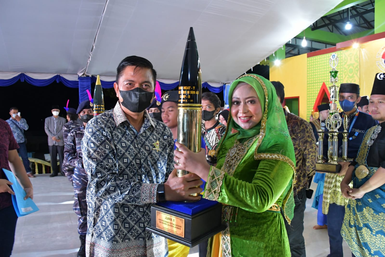 Danlantamal IV Hadiri Acara Penutupan Festival Zapin Penyengat Tahun 2022