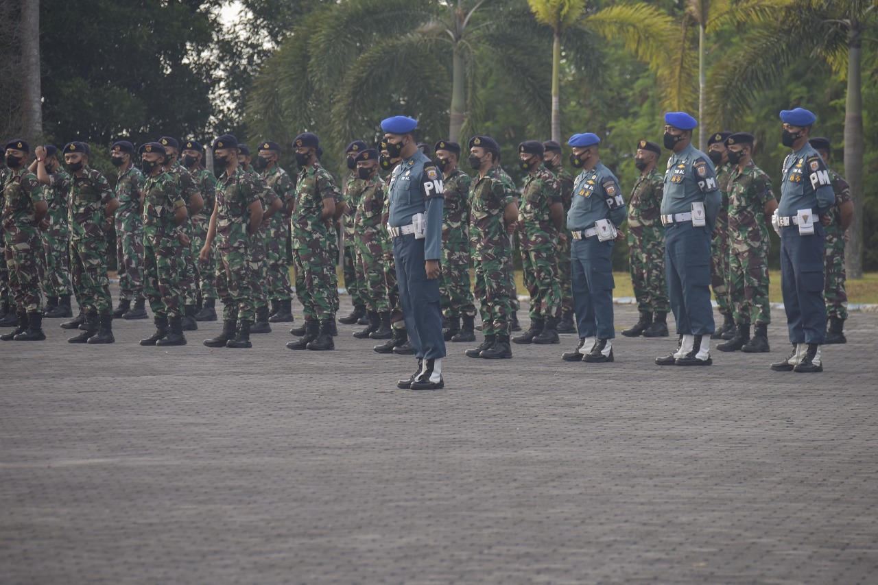 Peringati HUT Ke-76 Pomal, Lantamal lV Gelar Apel Khusus Pembacaan Amanat KASAL