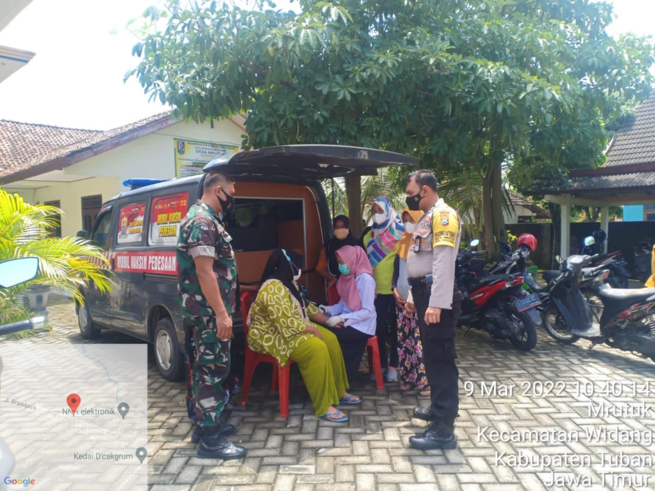 Kapolsek : Mobil Vaksin Pedesaan Dihadirkan Untuk Permudah Warga