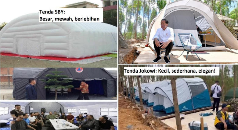 Bamsoet Berkemah Bersama Presiden Joko Widodo di Titik Nol Ibu Kota Negara