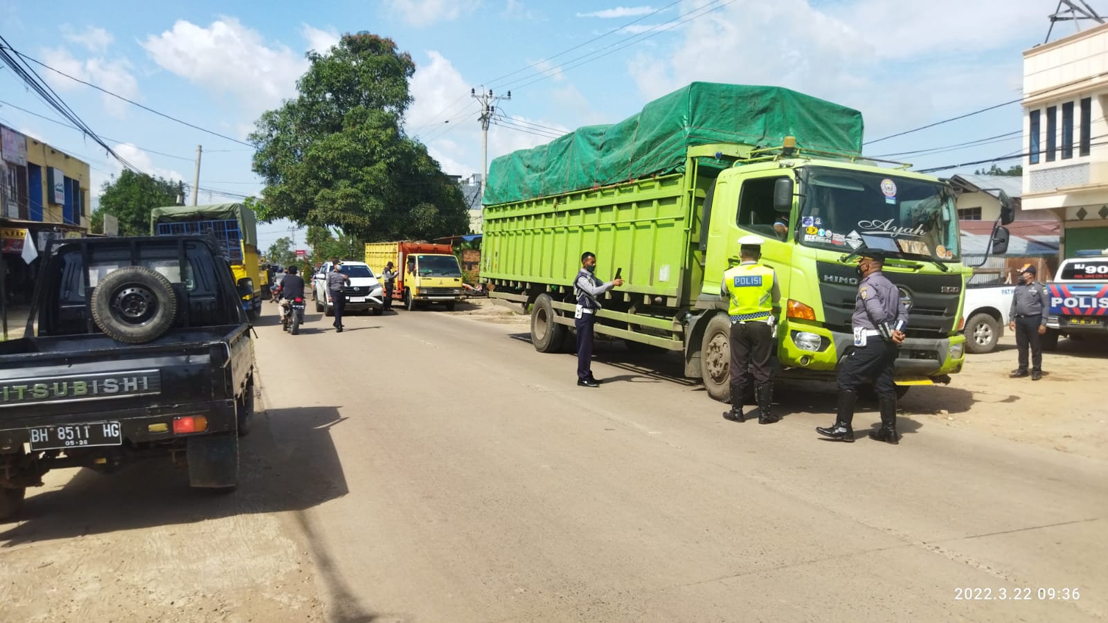 Satlantas Polres Muaro Jambi Gelar Uji Petik Kendaraan Bermotor Bersama Dinas Perhubungan